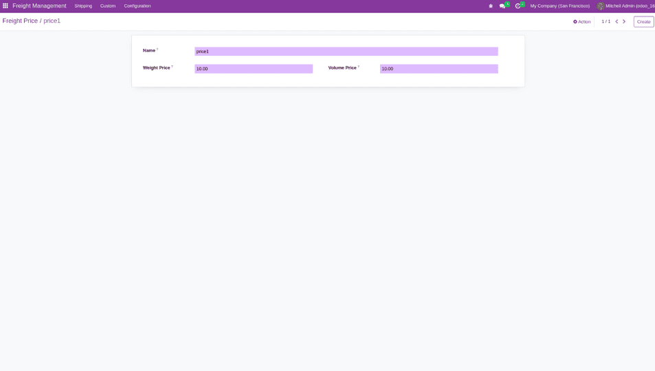 Overview of Freight Management in odoo 16 - App-cybrosys