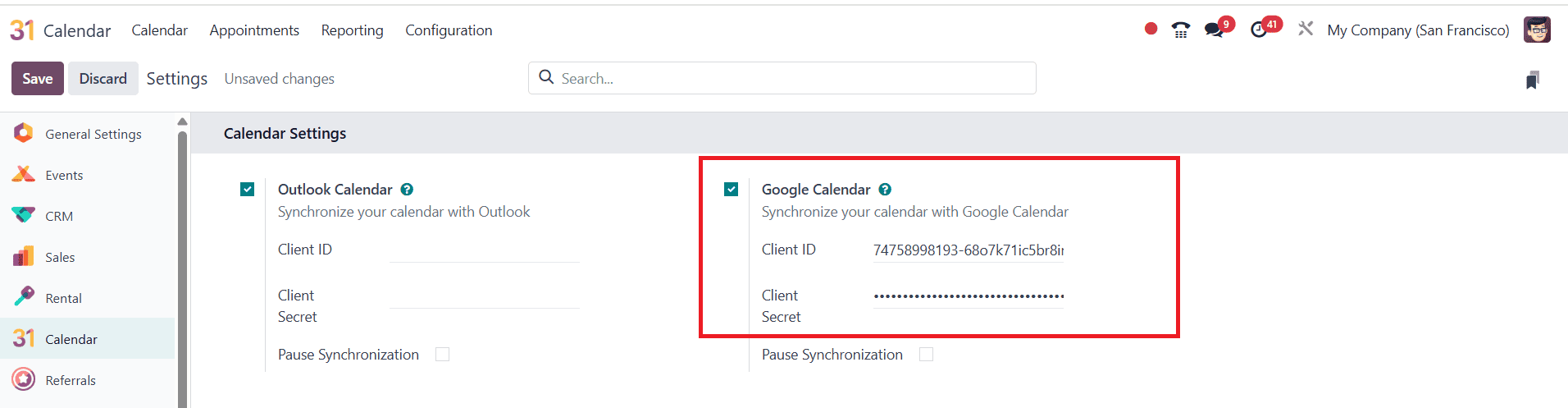 Overview of Google and Outlook Integration in Odoo 18-cybrosys