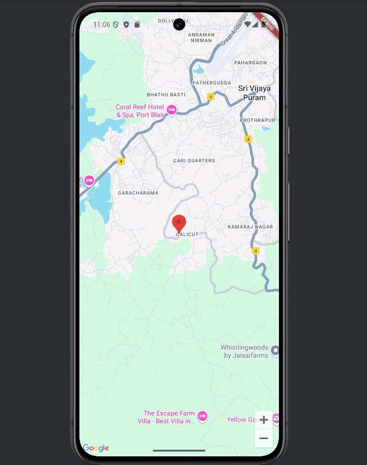 Overview of Google Map integration to Flutter-cybrosys