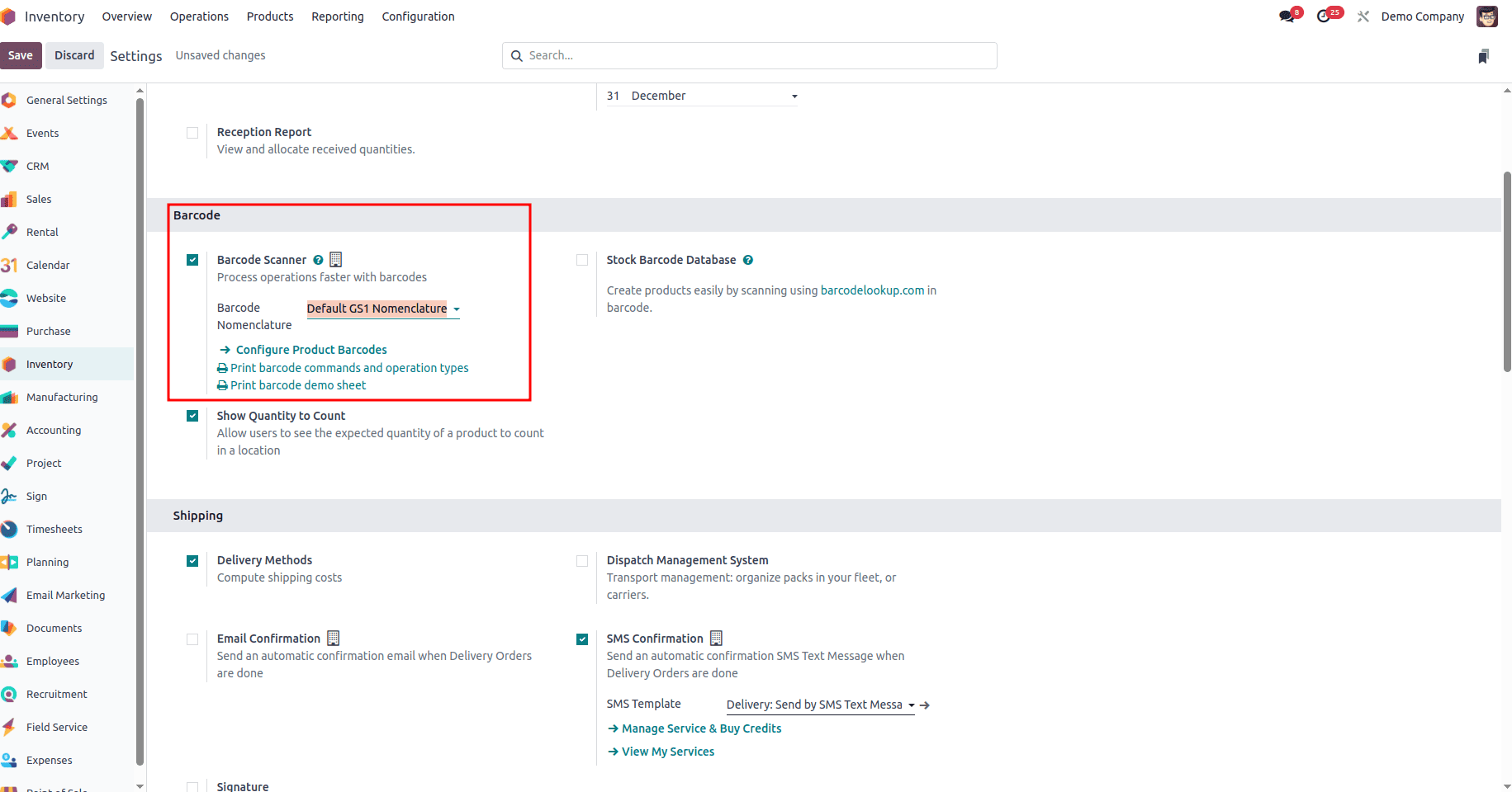 Overview of GS1 Barcode Nomenclature in Odoo 18-cybrosys