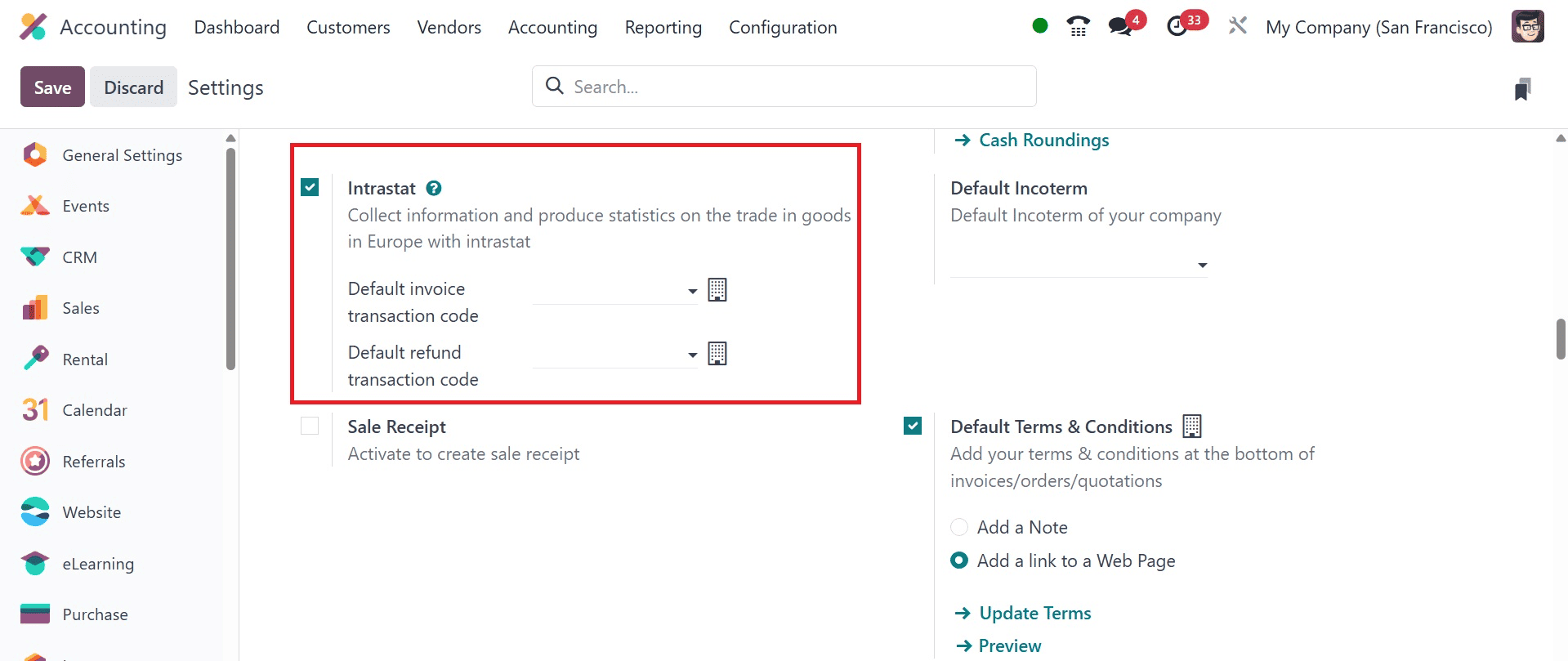 Overview of Intrastat in Odoo 18 Accounting-cybrosys