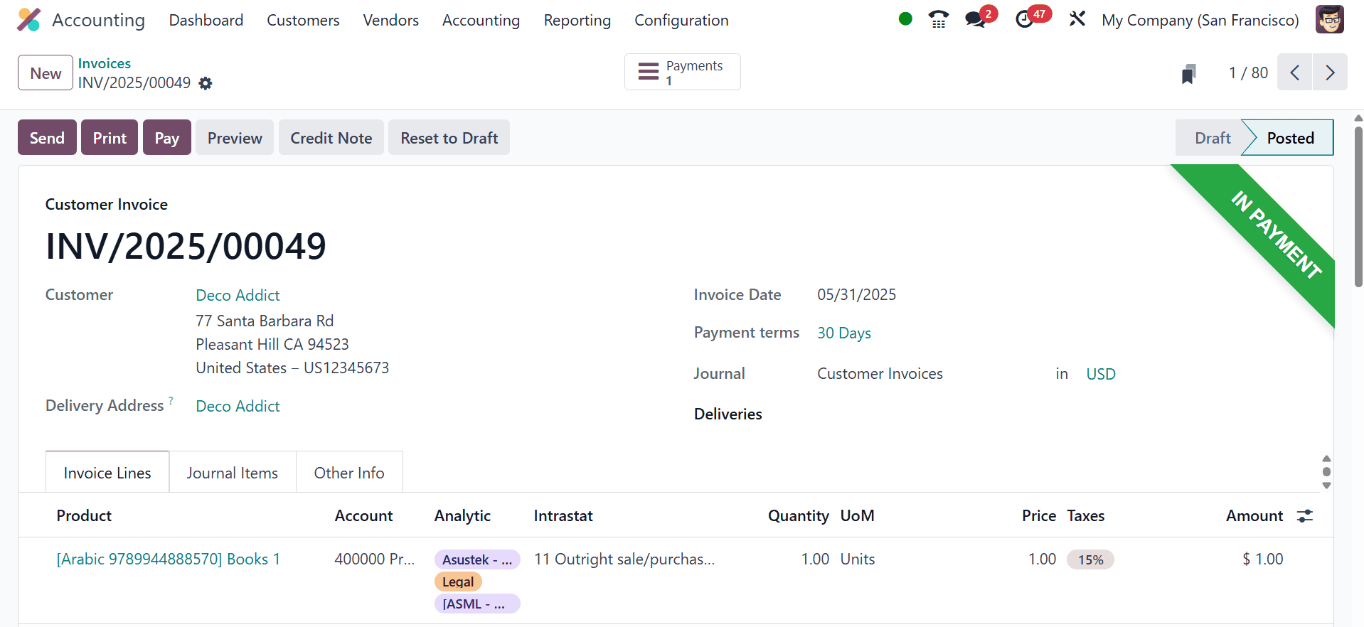 Overview of Intrastat in Odoo 18 Accounting-cybrosys
