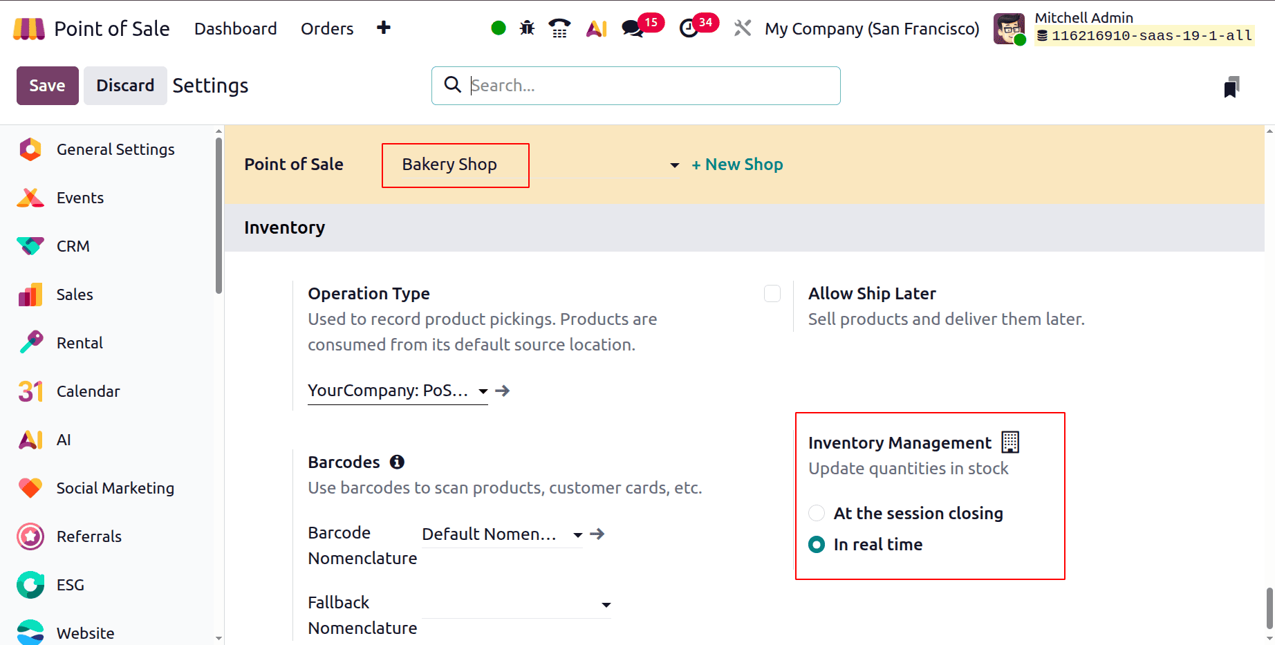 Overview of Inventory Control with Odoo 19 POS Integration-cybrosys