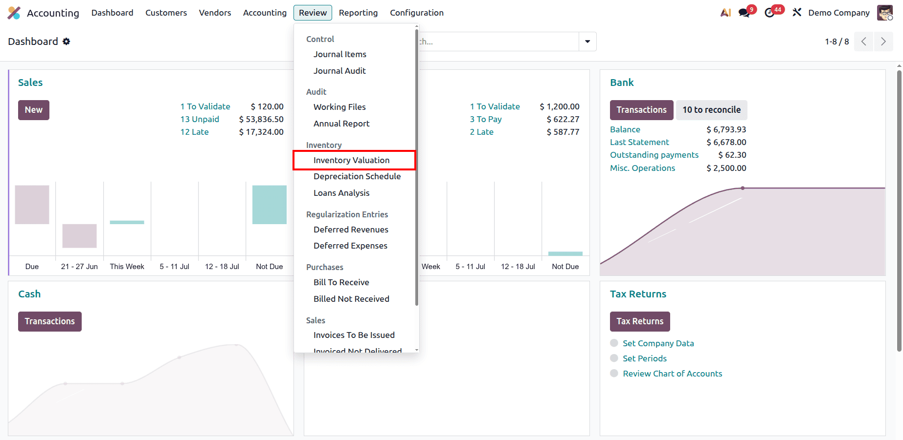 Overview of Inventory Valuation Report in Odoo 19-cybrosys