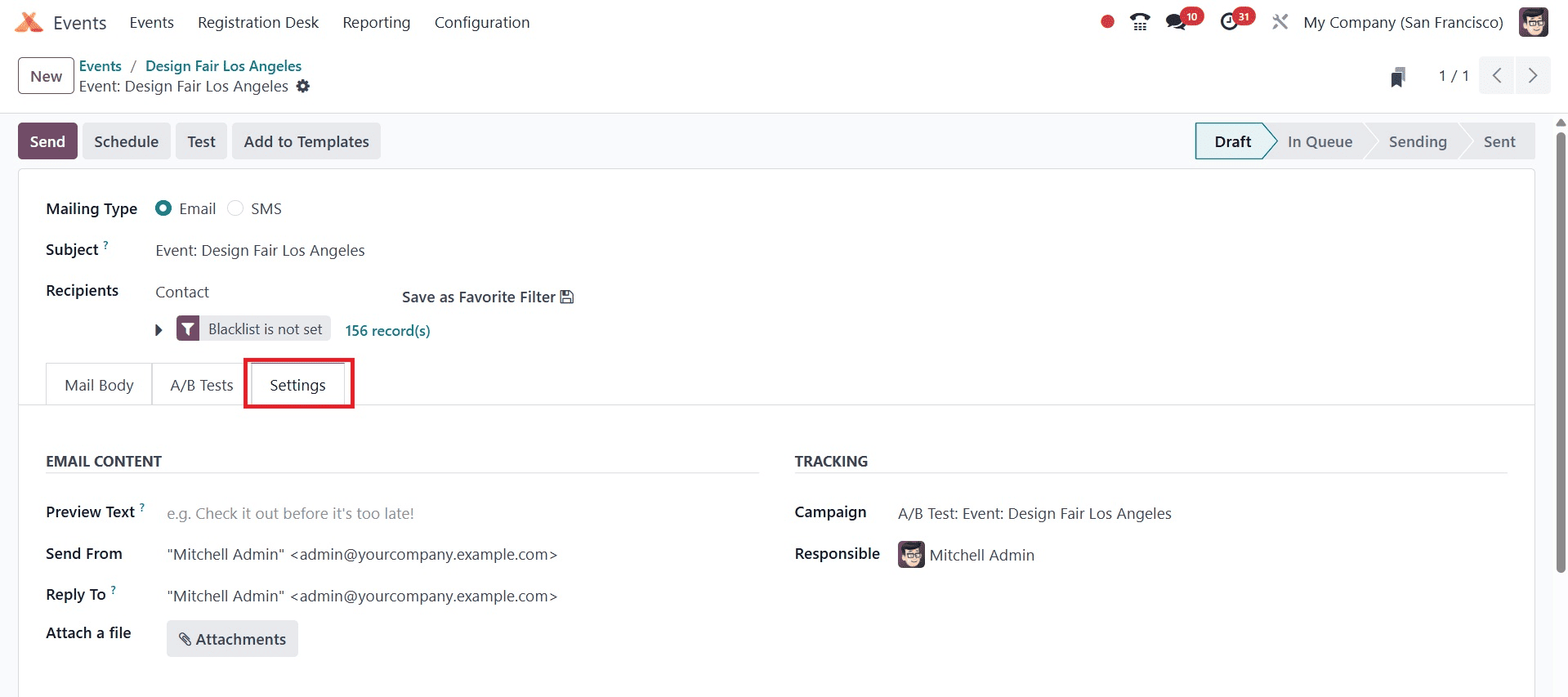 Overview of Inviting and Engaging Targeted Attendees for Events in Odoo 18-cybrosys