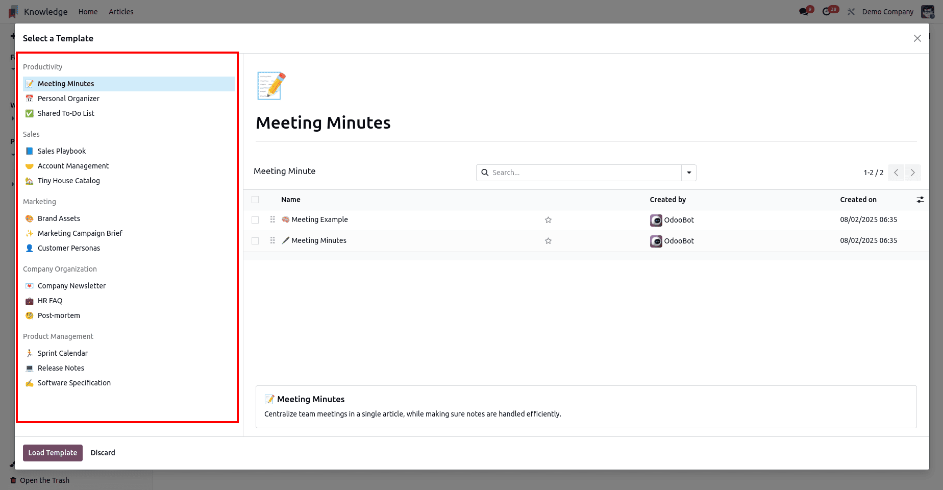 Overview of Knowledge Module in Odoo 18-cybrosys