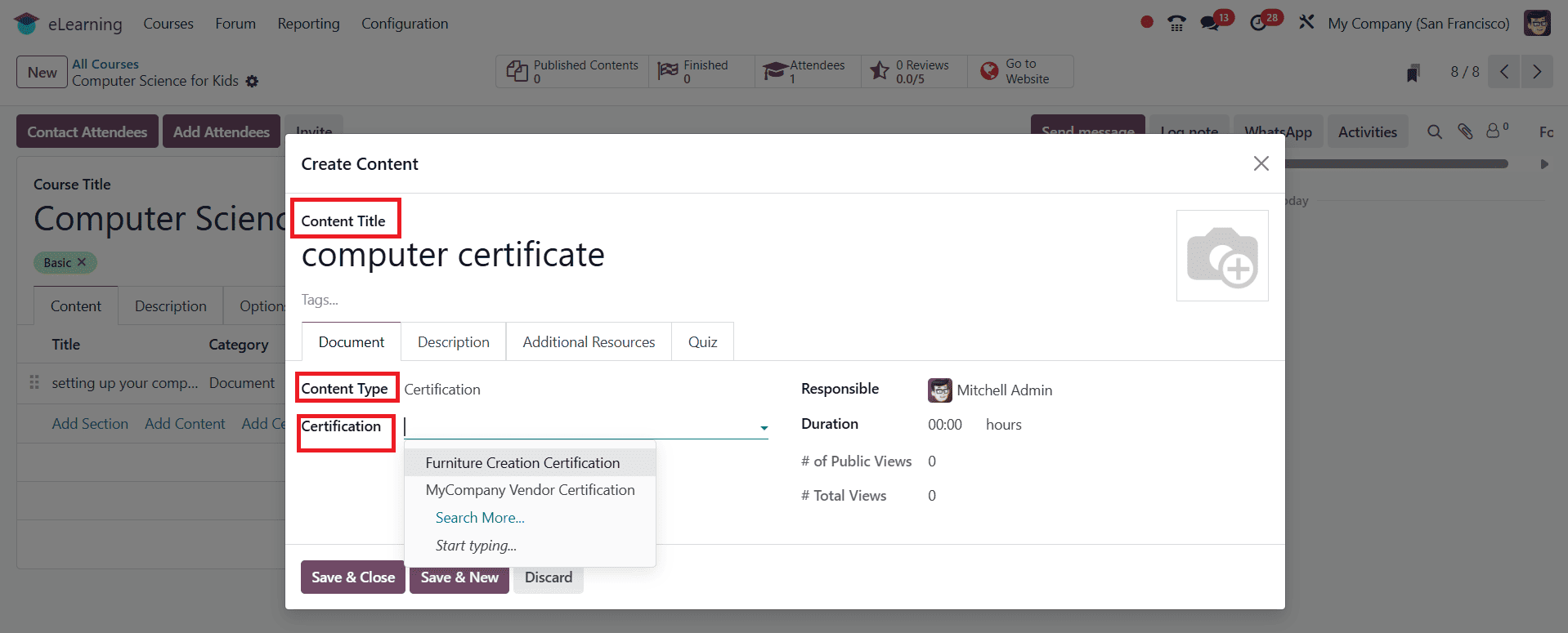 Overview of Launching Online Courses in Odoo 18 e-Learning-cybrosys