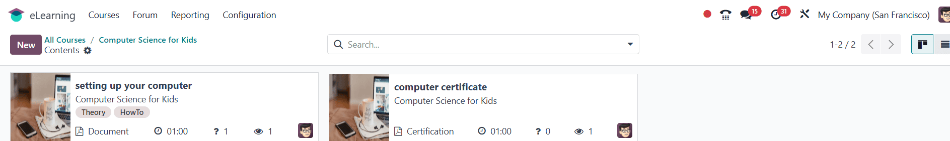 Overview of Launching Online Courses in Odoo 18 e-Learning-cybrosys
