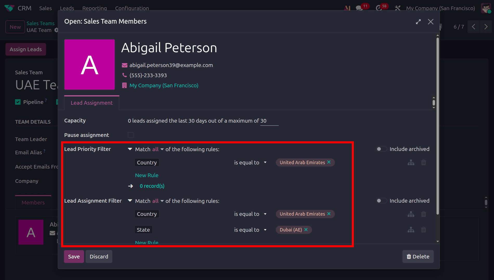Overview of Lead Assignment with Rules in Odoo 19 CRM-cybrosys