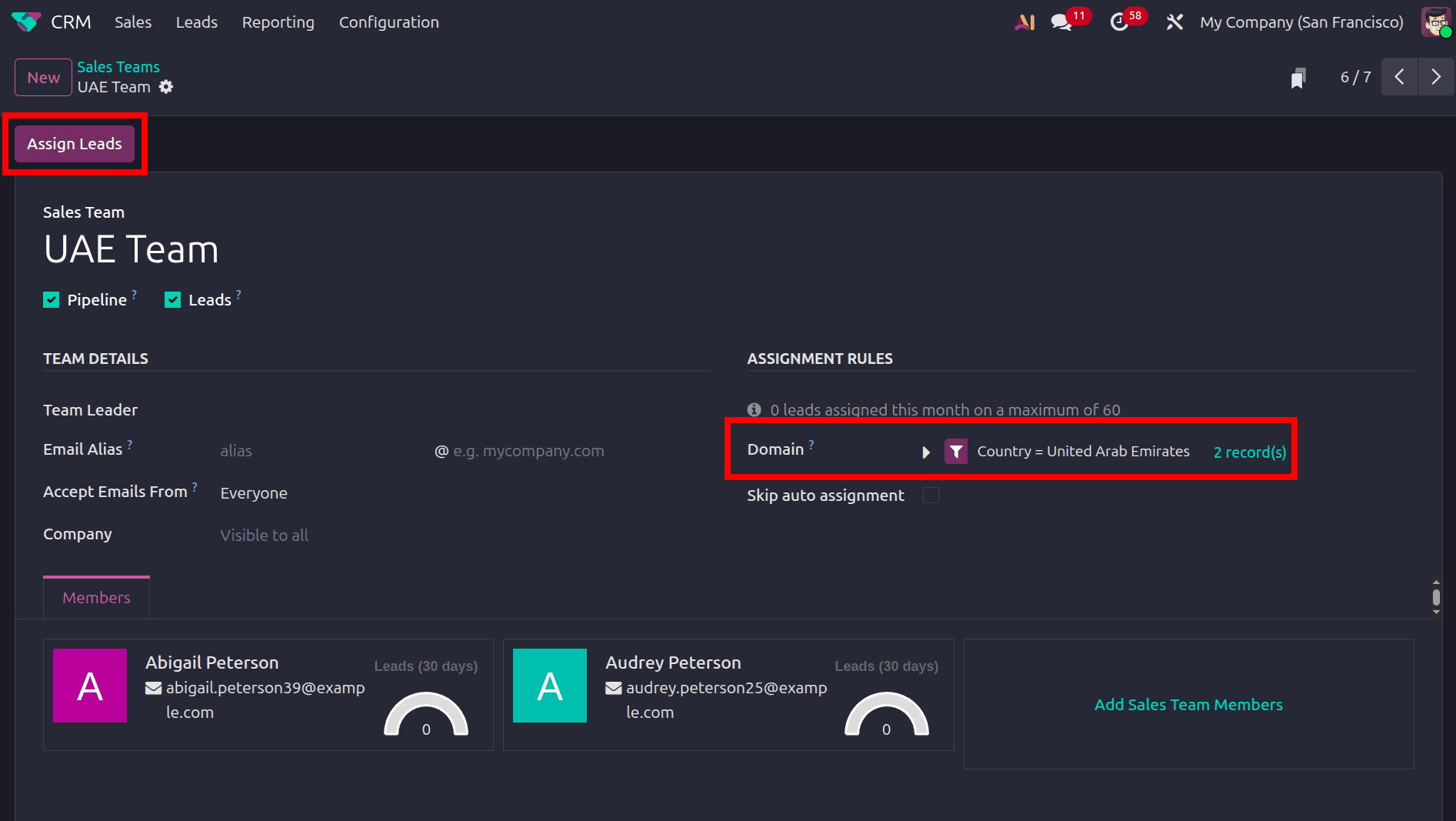 Overview of Lead Assignment with Rules in Odoo 19 CRM-cybrosys
