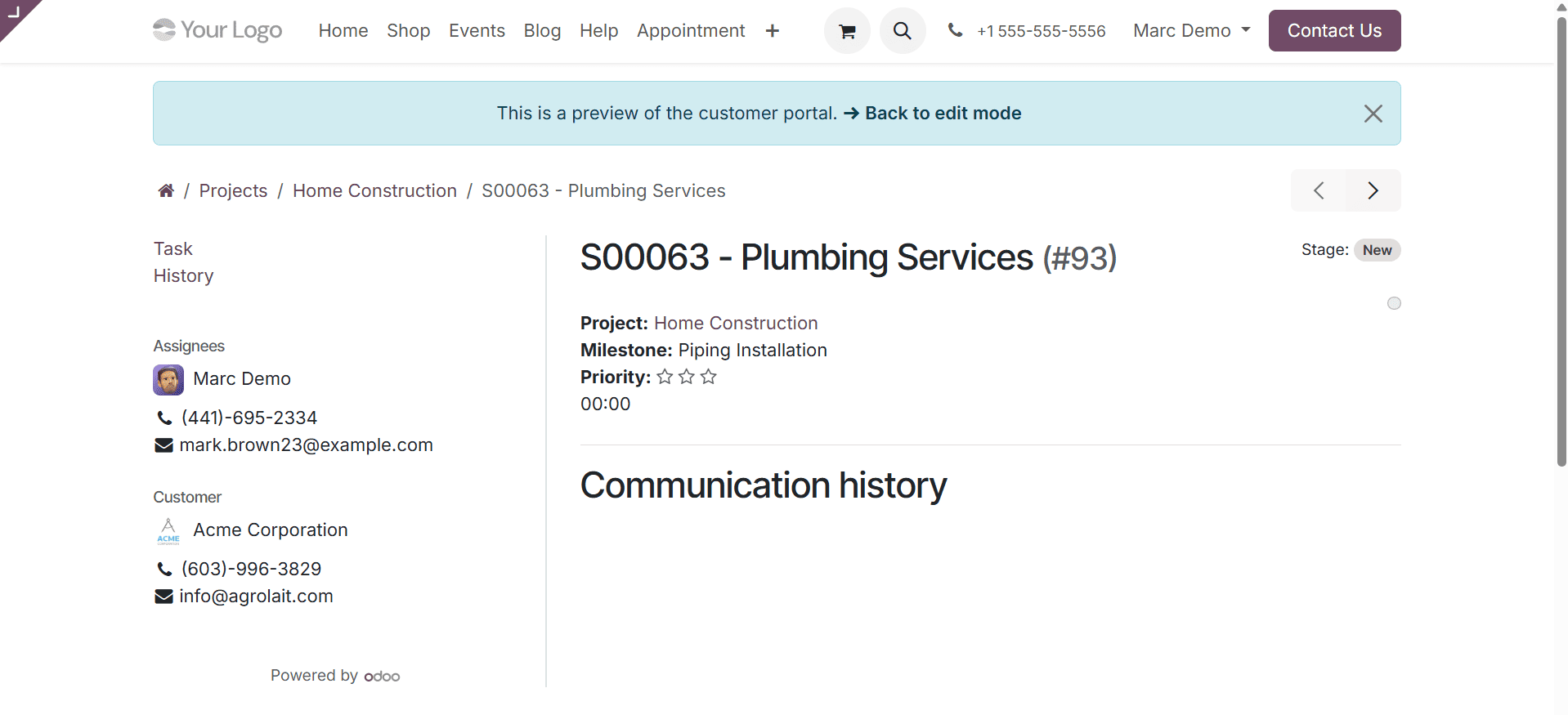 Overview of Managing Access and Visibility in Odoo 19 Projects-cybrosys