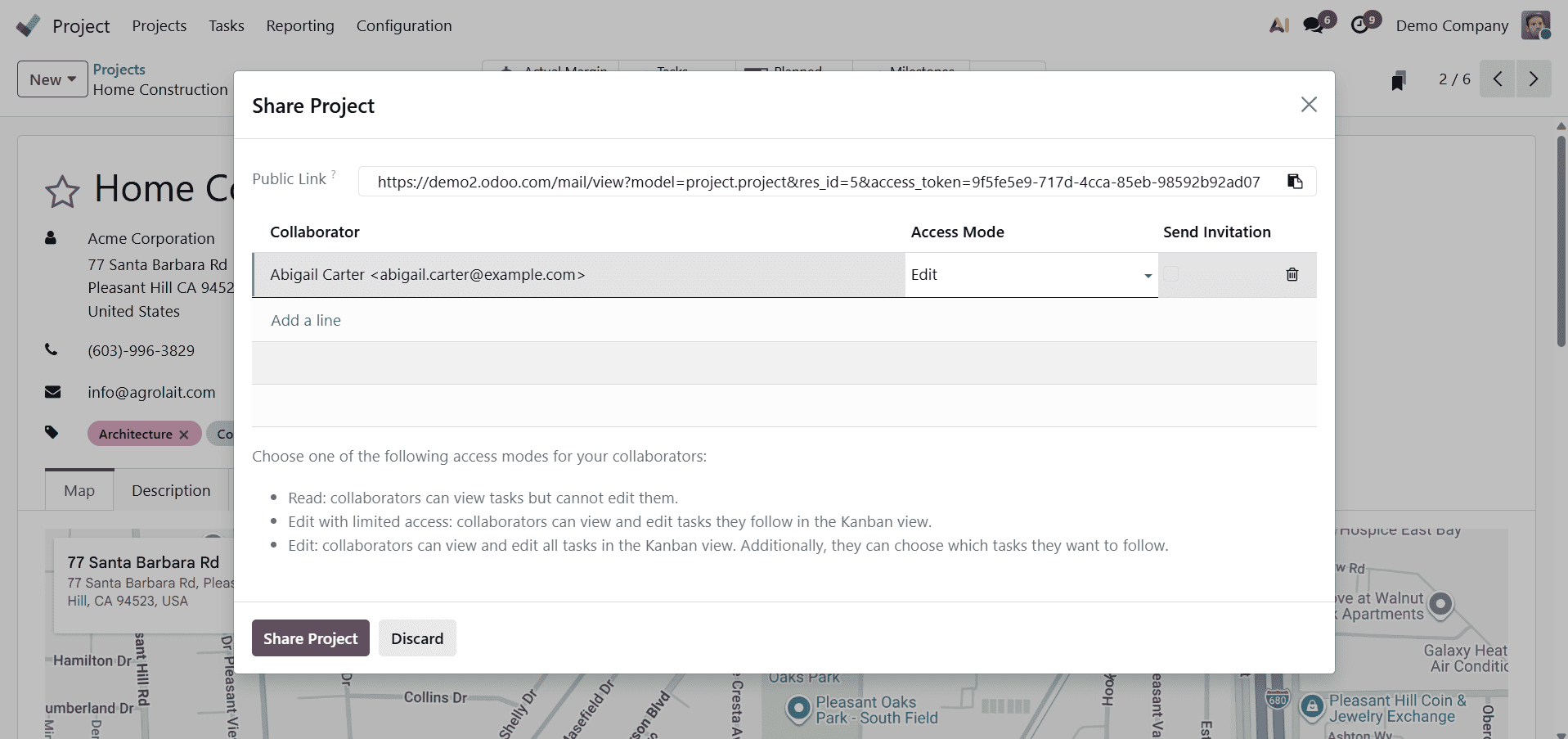 Overview of Managing Access and Visibility in Odoo 19 Projects-cybrosys
