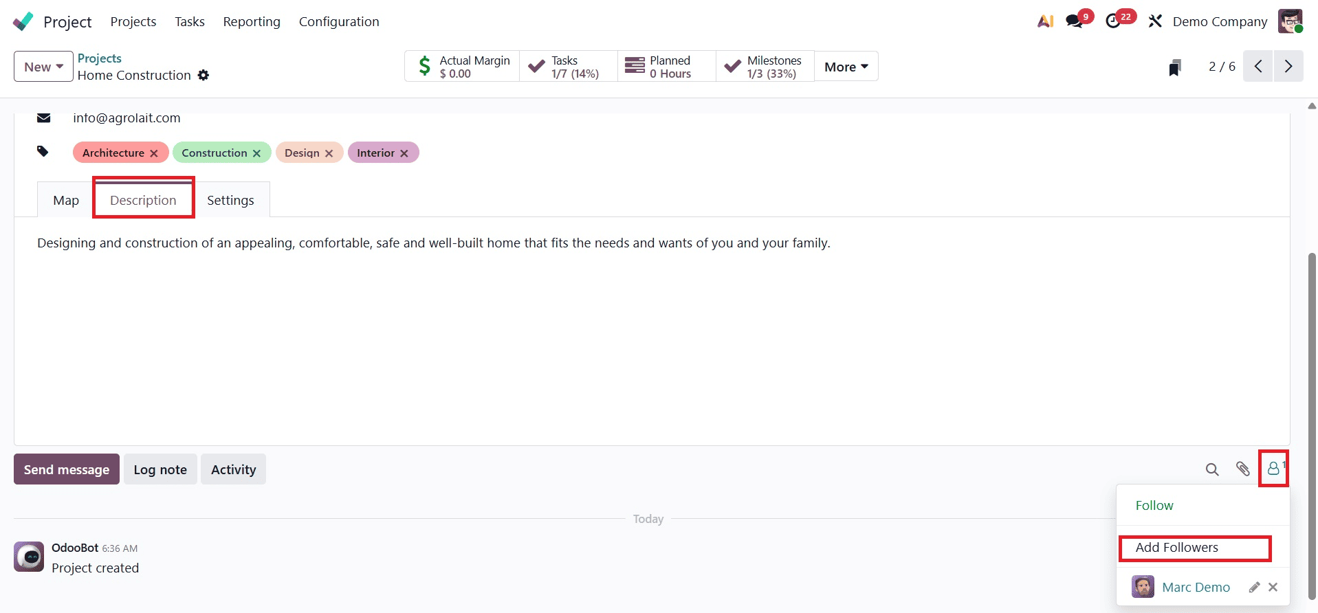 Overview of Managing Access and Visibility in Odoo 19 Projects-cybrosys