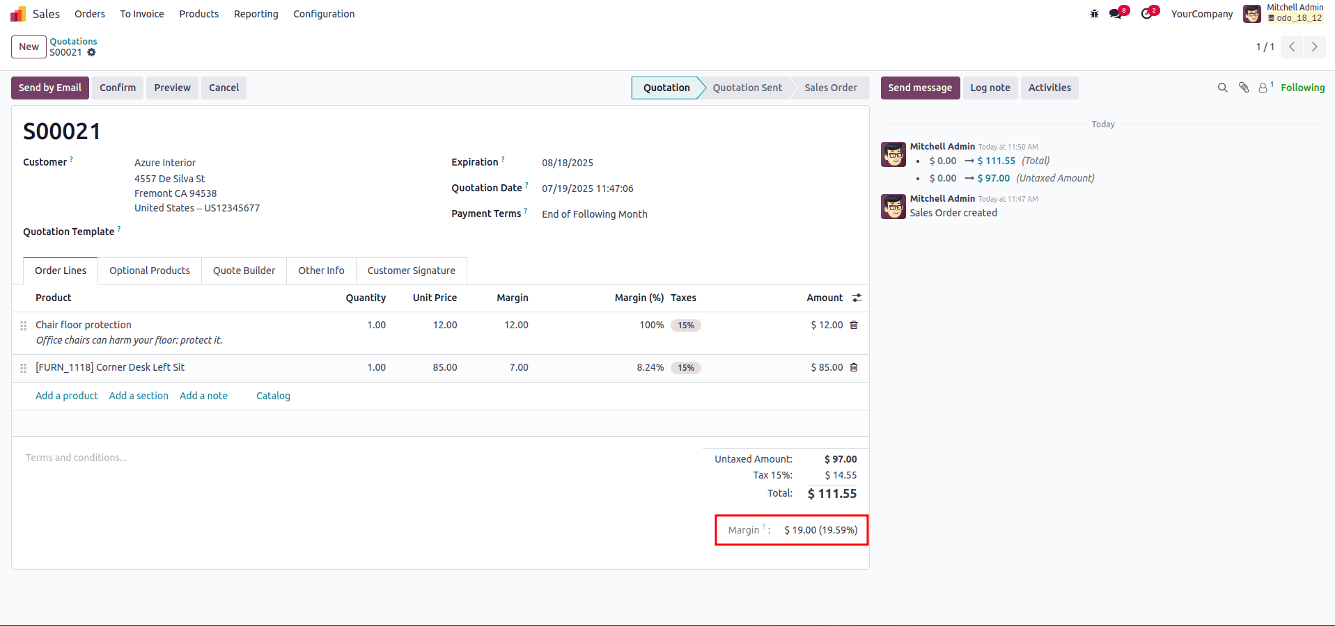 Overview of Margin Analysis In Odoo 18-cybrosys