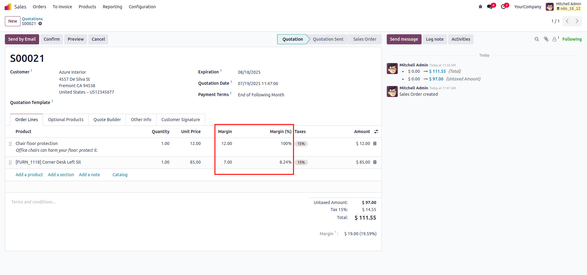 Overview of Margin Analysis In Odoo 18-cybrosys