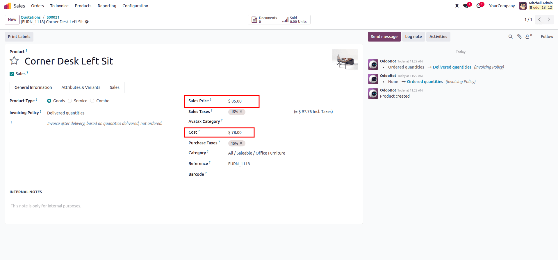Overview of Margin Analysis In Odoo 18-cybrosys