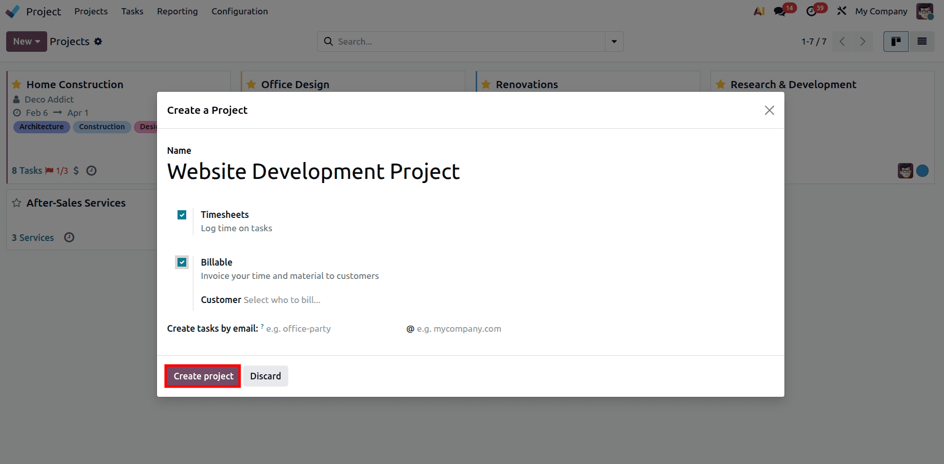 Overview of Milestone-Based Billing in Odoo 19 Project Management-cybrosys