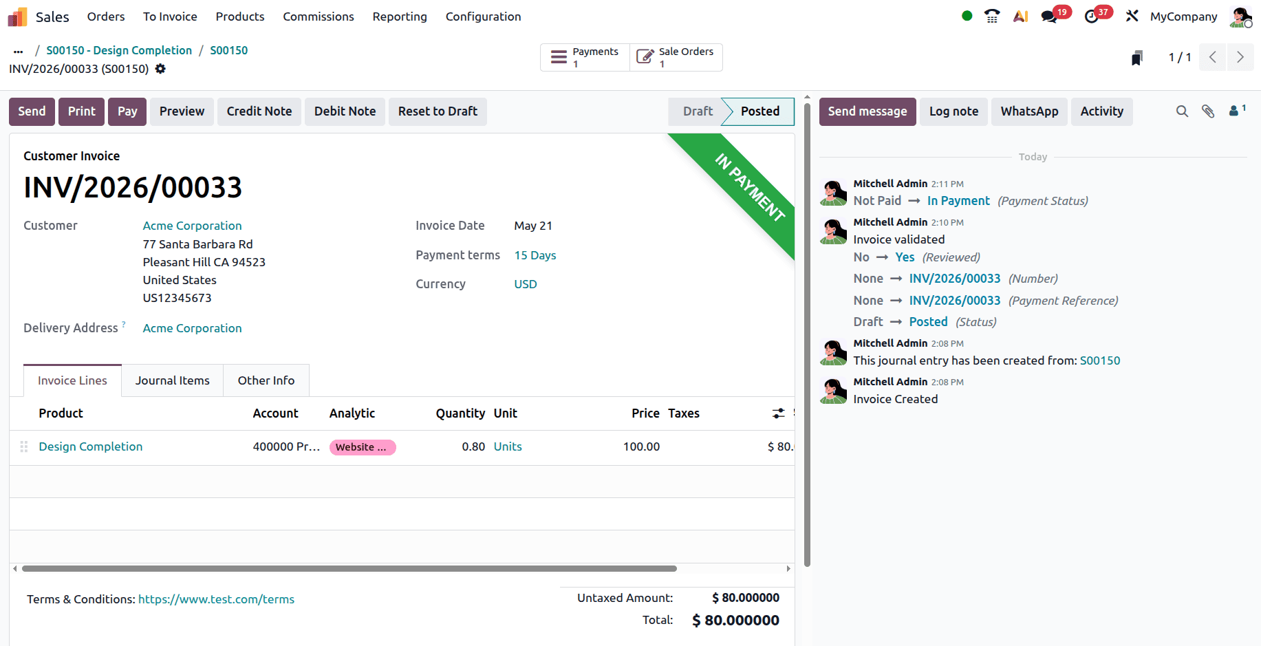 Overview of Milestone-Based Billing in Odoo 19 Project Management-cybrosys