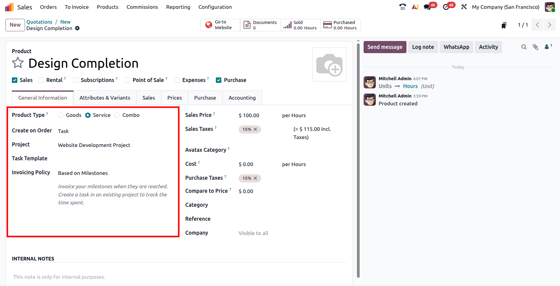 Overview of Milestone-Based Billing in Odoo 19 Project Management-cybrosys