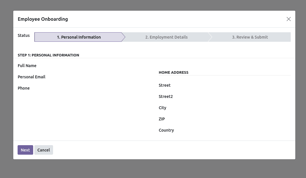 Overview of Multi-Step Wizards Odoo 19-cybrosys