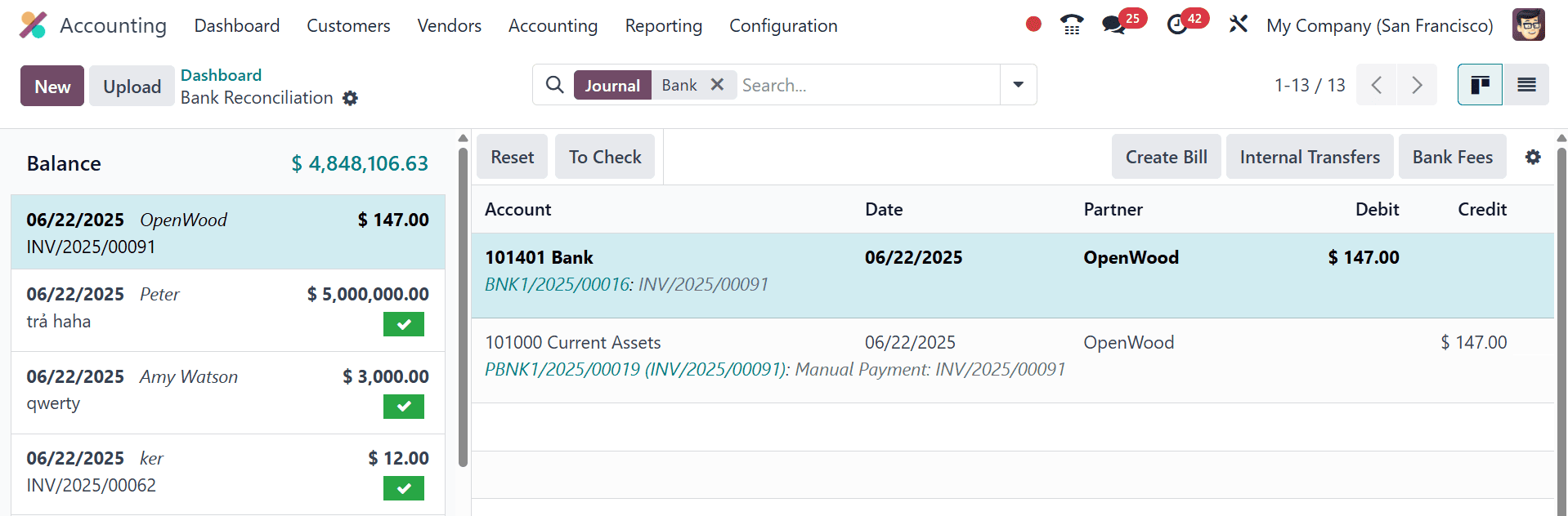 Overview of Odoo 18 Accounting Reconciliation Models-cybrosys