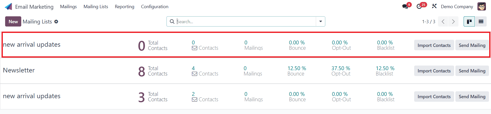 Overview of Odoo 18 Email Marketing Module-cybrosys