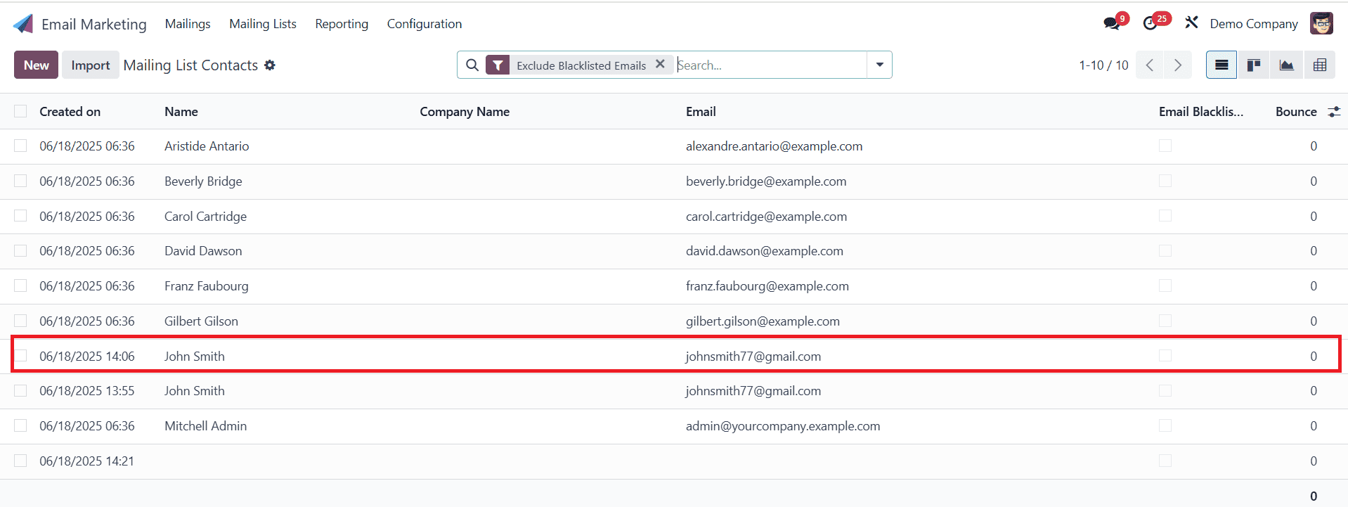 Overview of Odoo 18 Email Marketing Module-cybrosys