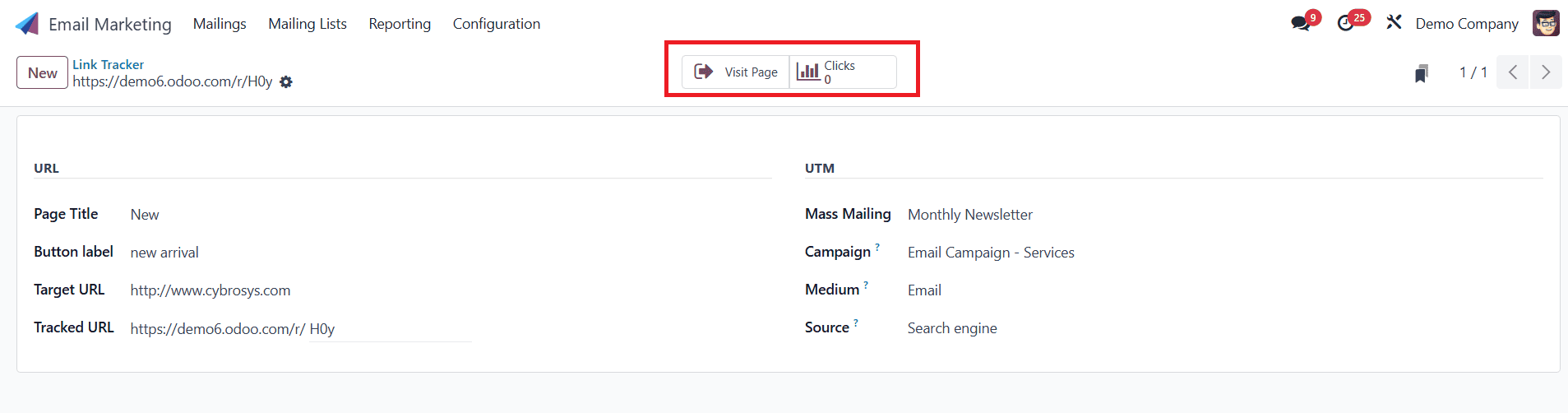 Overview of Odoo 18 Email Marketing Module-cybrosys