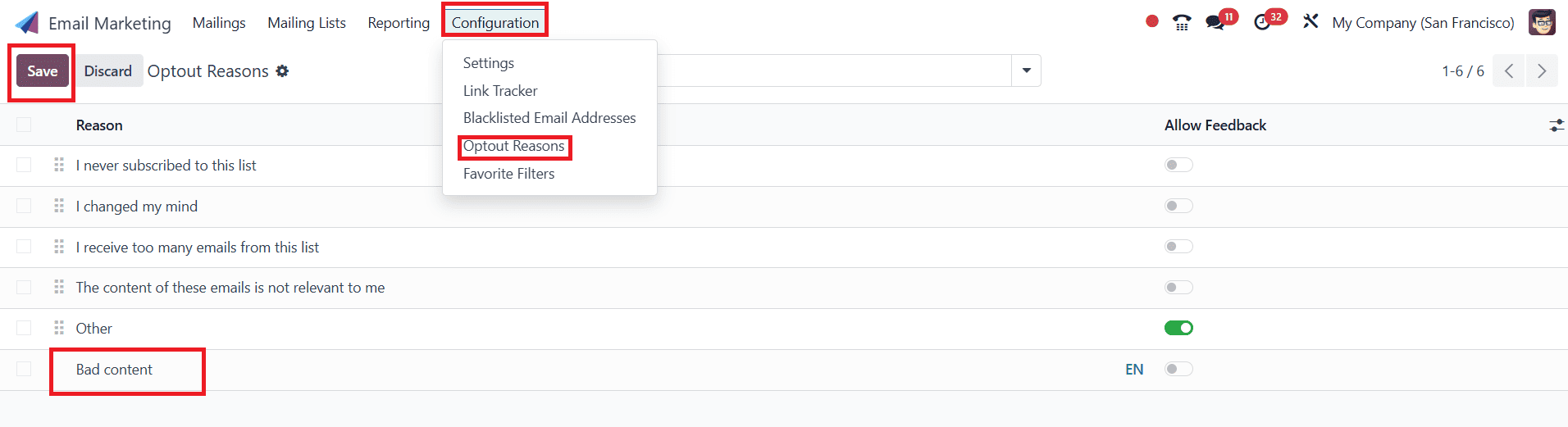 Overview of Odoo 18 Email Marketing Module-cybrosys