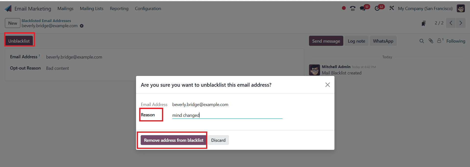 Overview of Odoo 18 Email Marketing Module-cybrosys