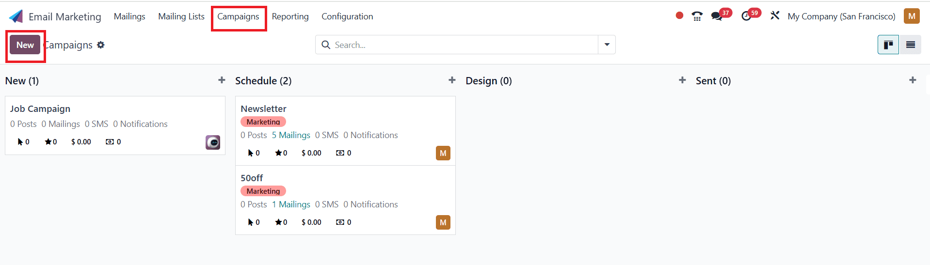 Overview of Odoo 18 Email Marketing Module-cybrosys