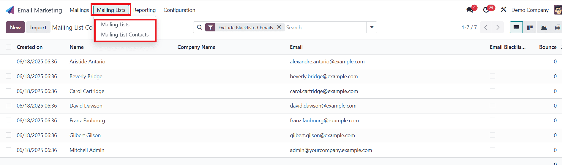 Overview of Odoo 18 Email Marketing Module-cybrosys