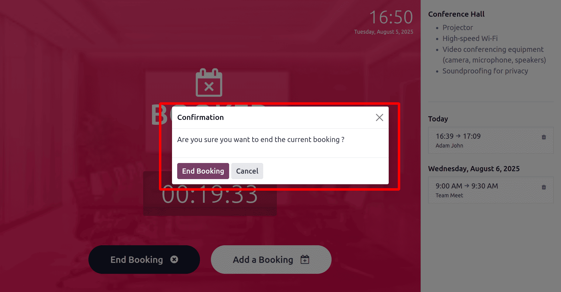 Overview of Odoo 18 Meeting Rooms Module-cybrosys