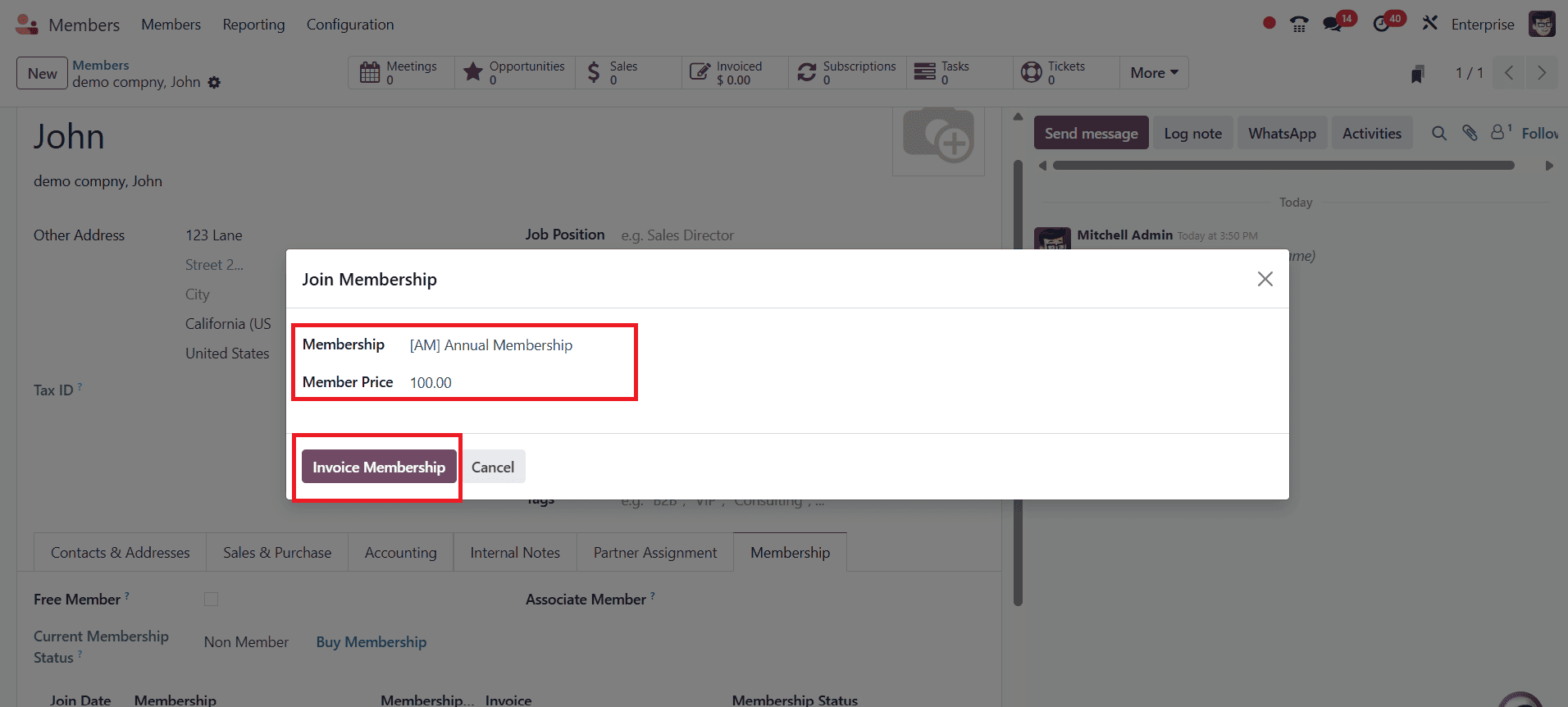 Overview of Odoo 18 Members Management-cybrosys