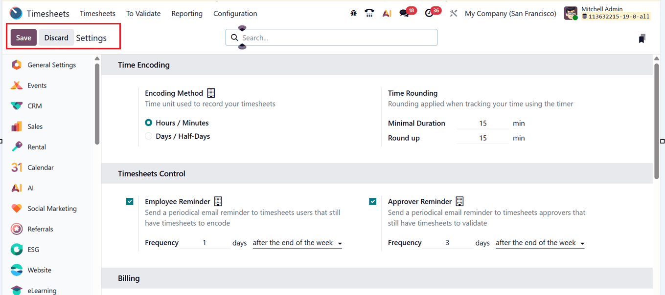 Overview of Odoo 19 Timesheet Module-cybrosys