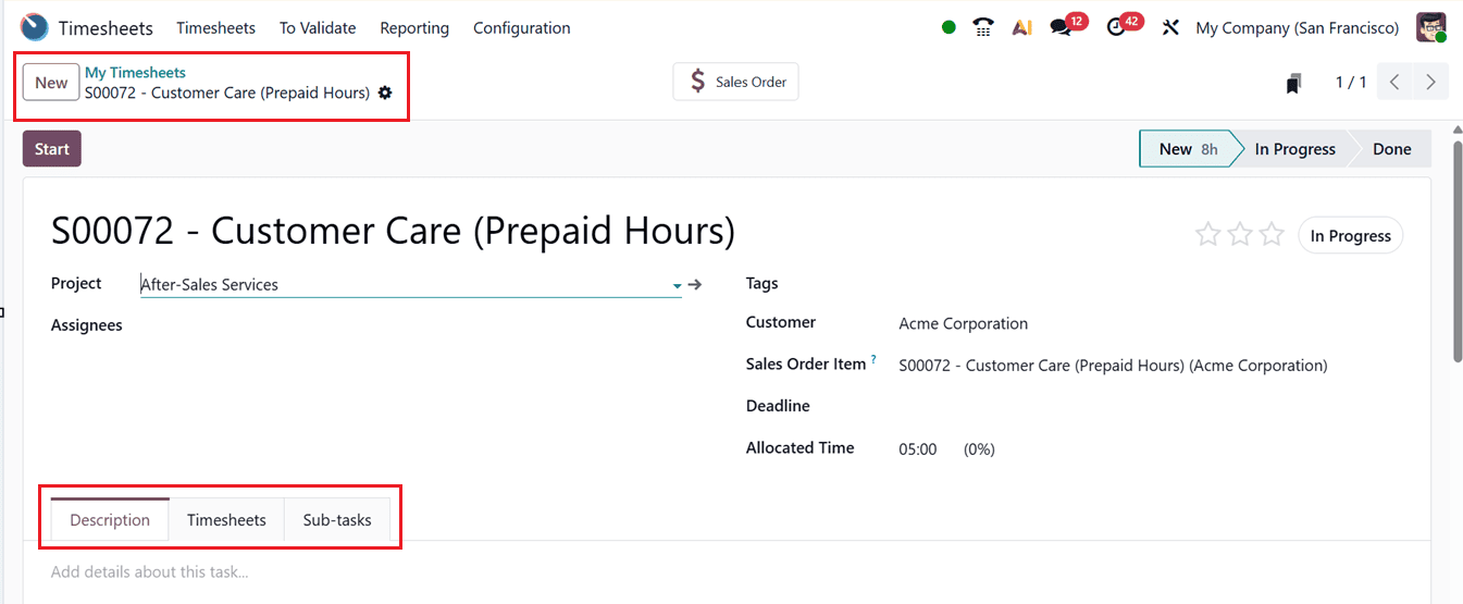 Overview of Odoo 19 Timesheet Module-cybrosys