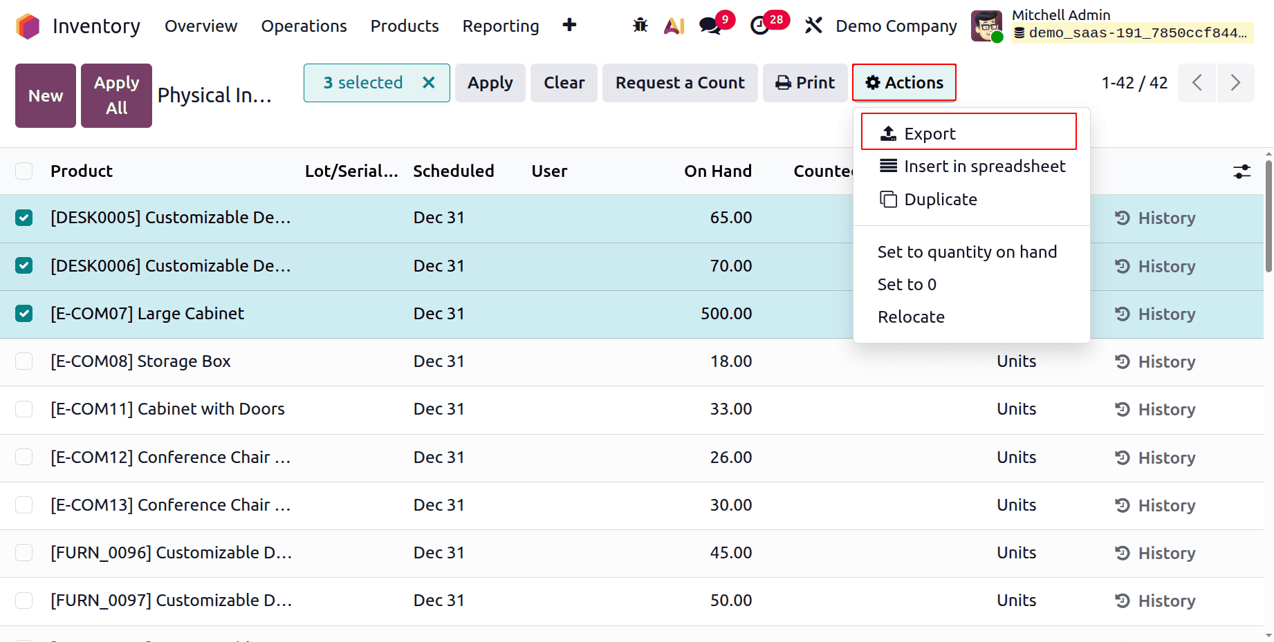 Overview of Opening Stock in Odoo 19 Inventory Module-cybrosys