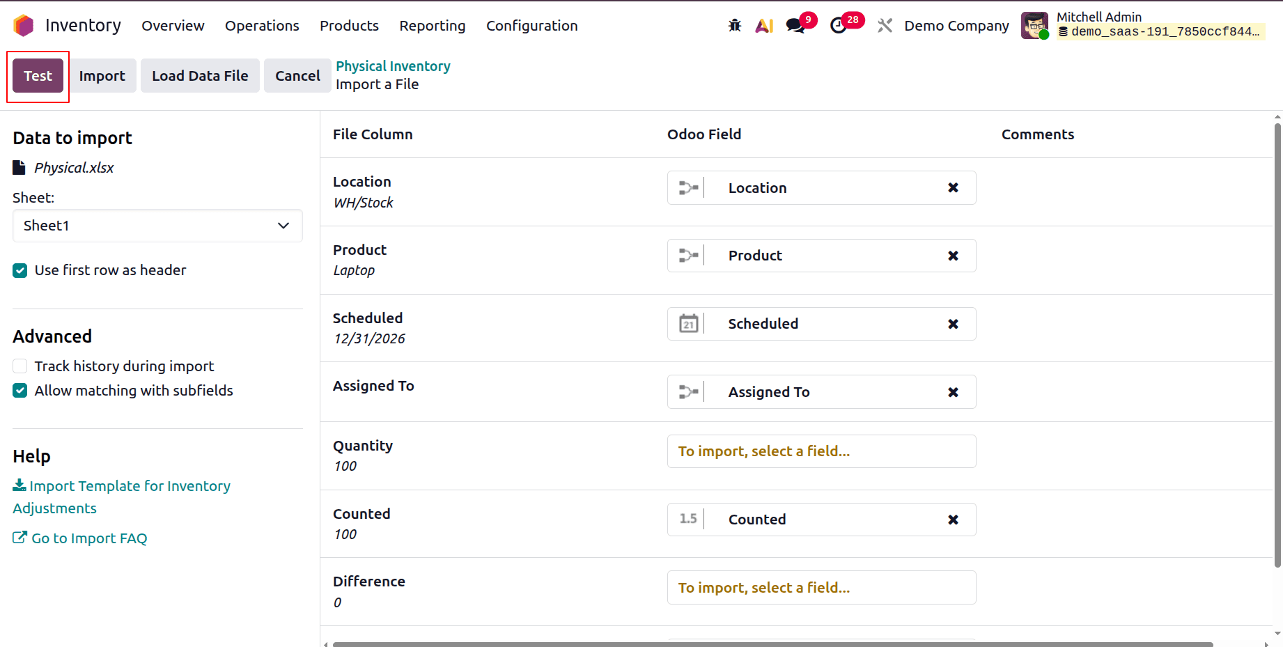 Overview of Opening Stock in Odoo 19 Inventory Module-cybrosys
