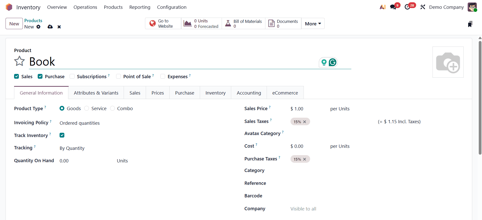 Overview of Opening Stock in Odoo 19 Inventory Module-cybrosys