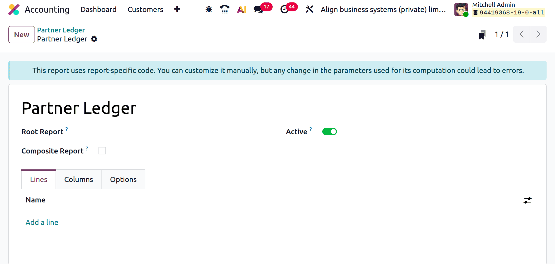Overview of Partner Ledger Report in Odoo 19 Accounting-cybrosys