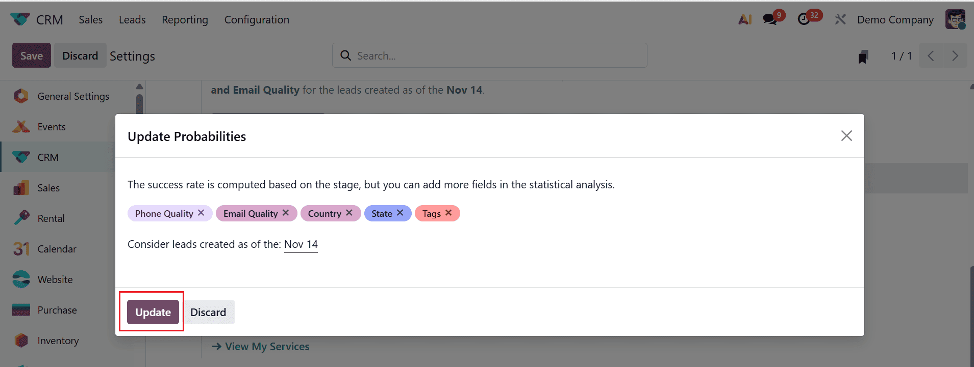 Overview of Predictive Lead Scoring in Odoo 19 CRM-cybrosys