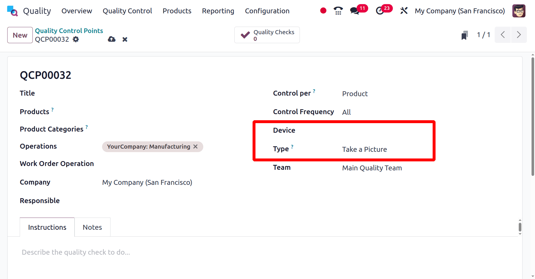 Overview of Quality Types in Odoo 18-cybrosys