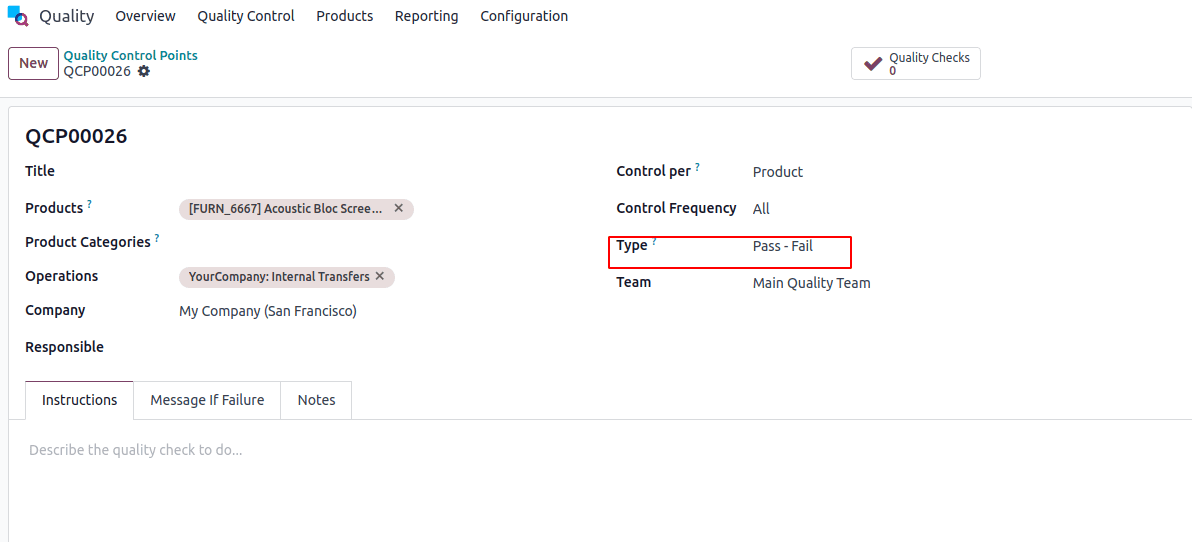 Overview of Quality Types in Odoo 18-cybrosys