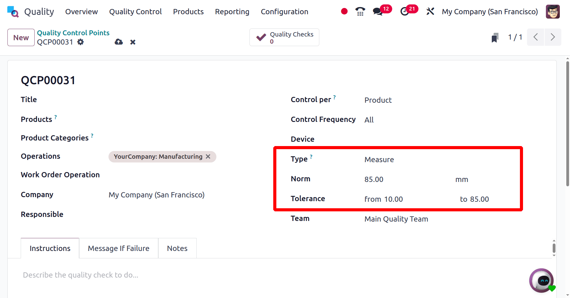 Overview of Quality Types in Odoo 18-cybrosys