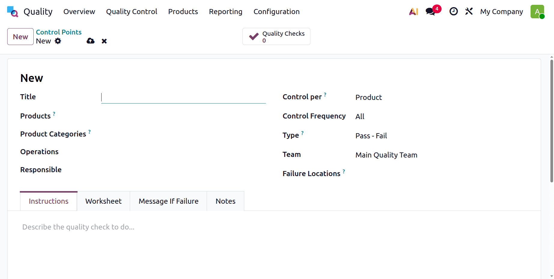 Overview of Quality Types in Odoo 19 Quality Module-cybrosys