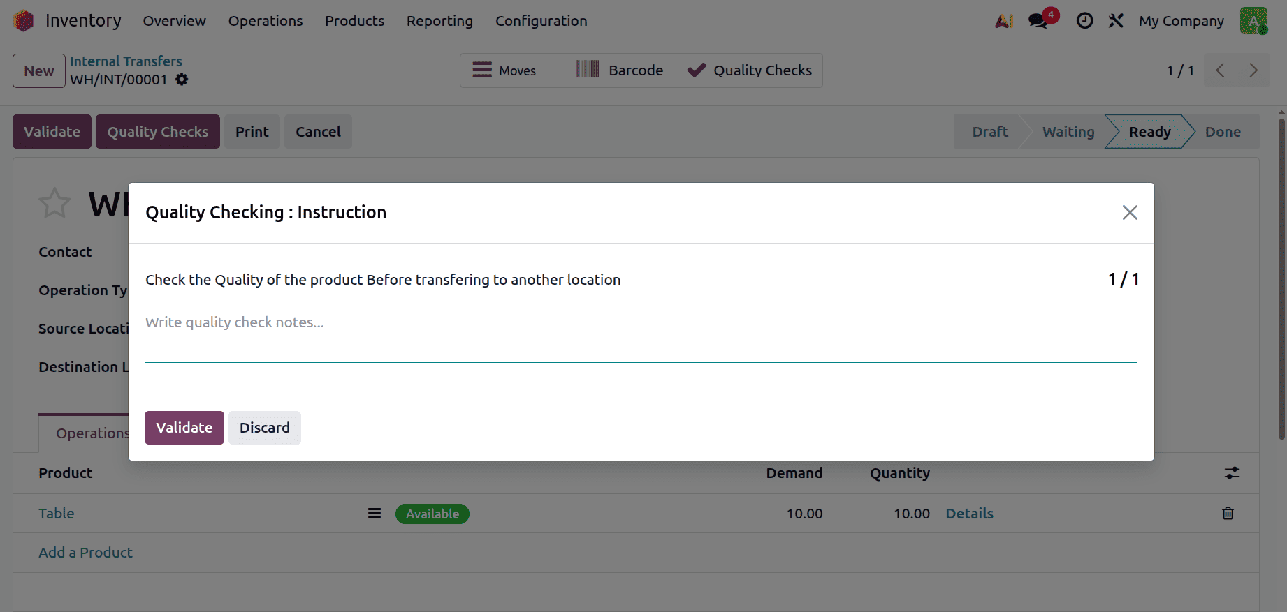 Overview of Quality Types in Odoo 19 Quality Module-cybrosys