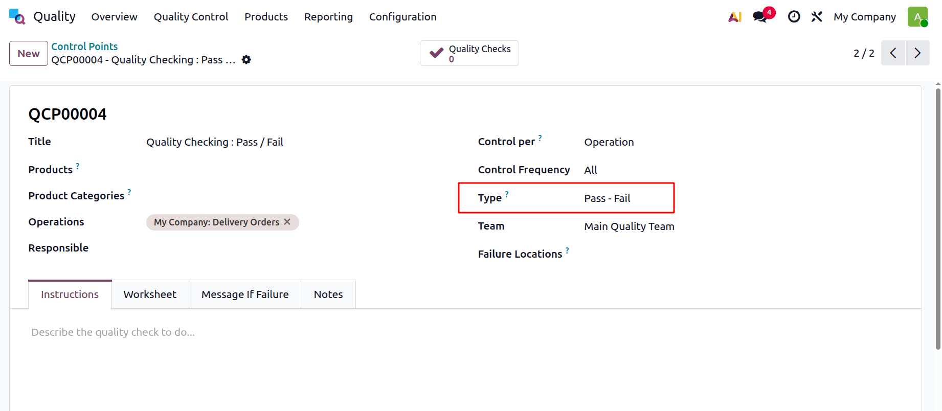 Overview of Quality Types in Odoo 19 Quality Module-cybrosys