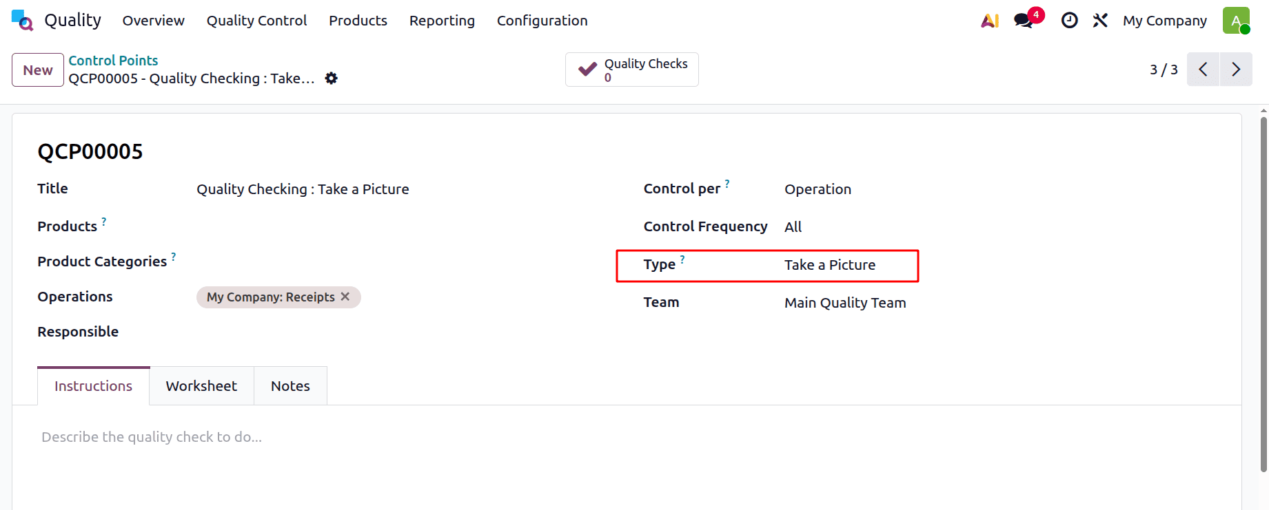 Overview of Quality Types in Odoo 19 Quality Module-cybrosys