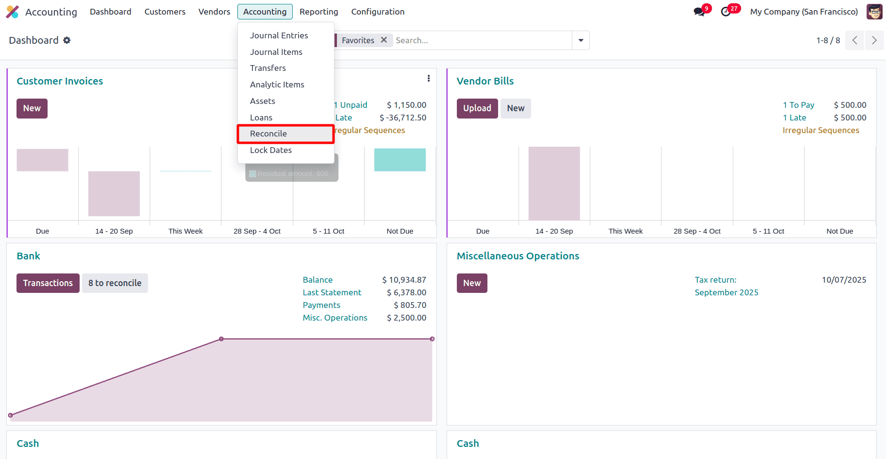 Overview of Reconciliation & Payment Matching in Odoo 18-cybrosys
