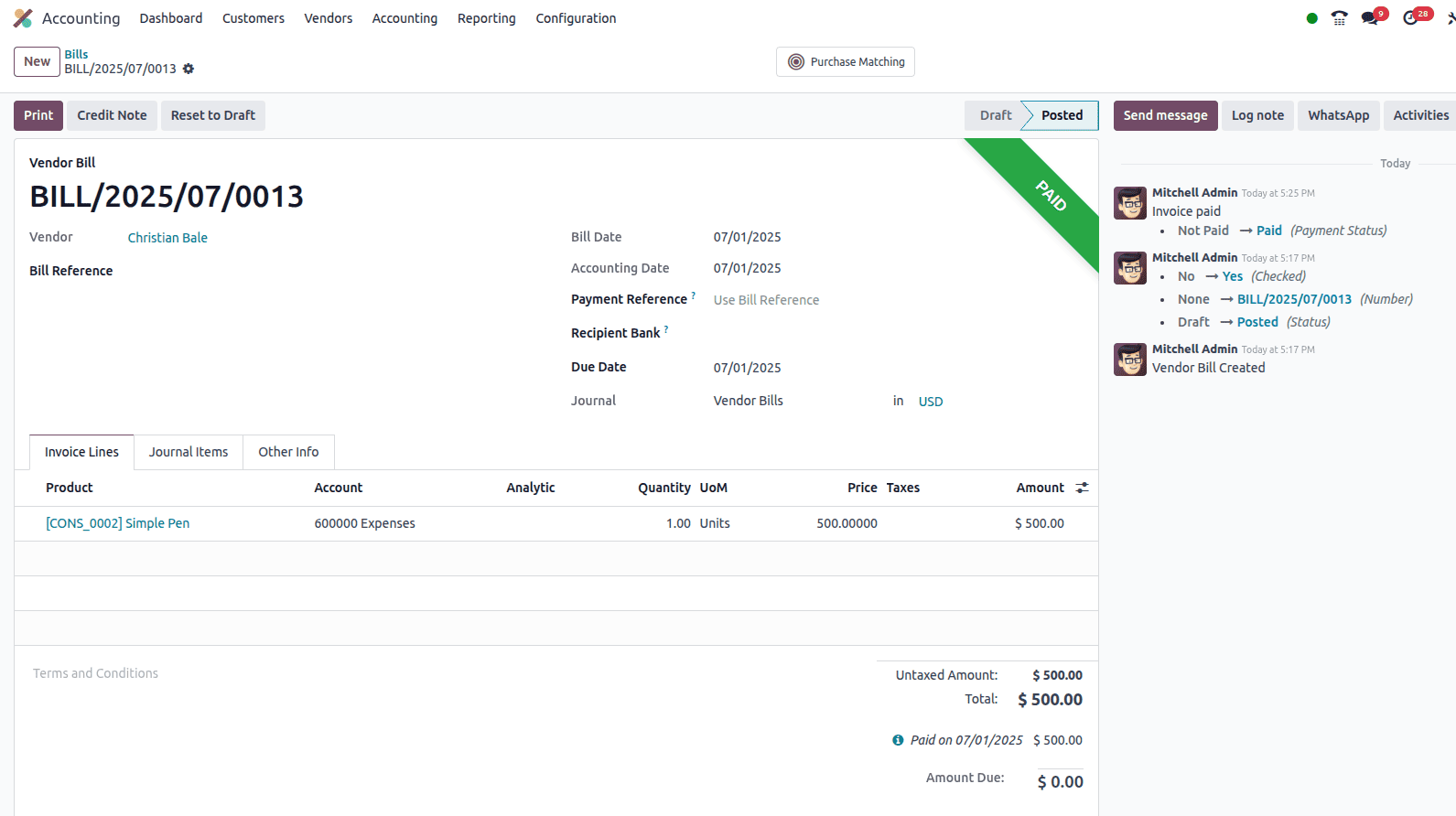 Overview of Reconciliation & Payment Matching in Odoo 18-cybrosys